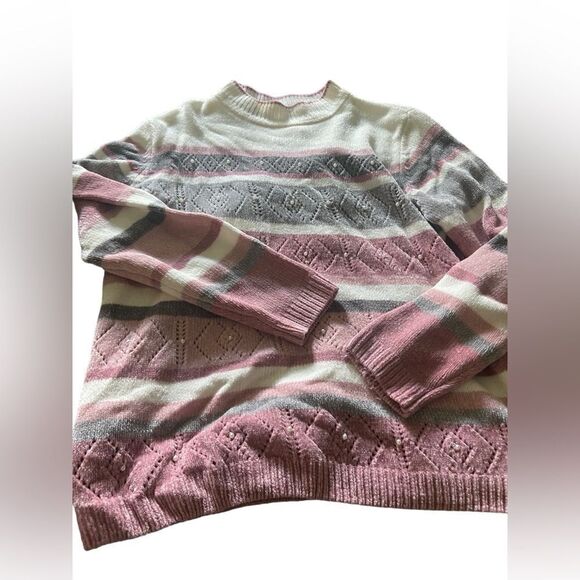 Alfred Dunner Sweaters - Alfred Dinner size medium sweater pearl accents beautiful see pics